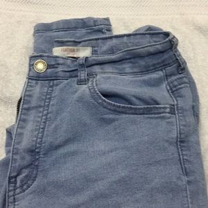 Light wash High waisted skinny jeans
